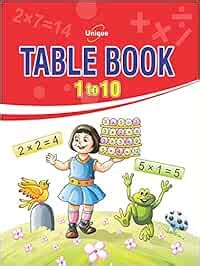 Buy Unique TABLE BOOK 1-10 - Book for Learning & Practicing ...