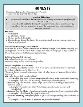 Image result for Honesty Object Lesson