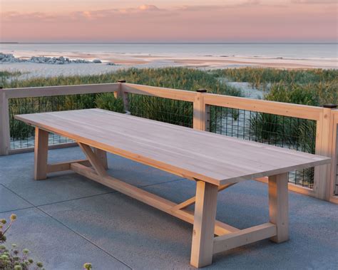 Building a farmhouse outdoor table w trex top – Artofit