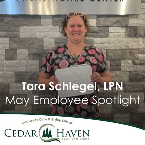 Staff Spotlight: Tara Schlegel, LPN - Cedar Haven Healthcare Center