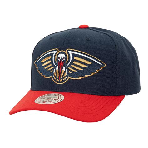 Men's Mitchell & Ness Navy/Red New Orleans Pelicans Soul XL Logo Pro ...