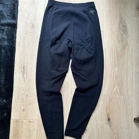 Black Arc'teryx Fleece Leggings - Good condition -... - Depop