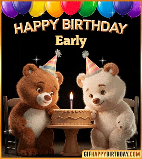 🎉 Happy Birthday Early GIF 🎂 Funny & Personalized Animated Wishes