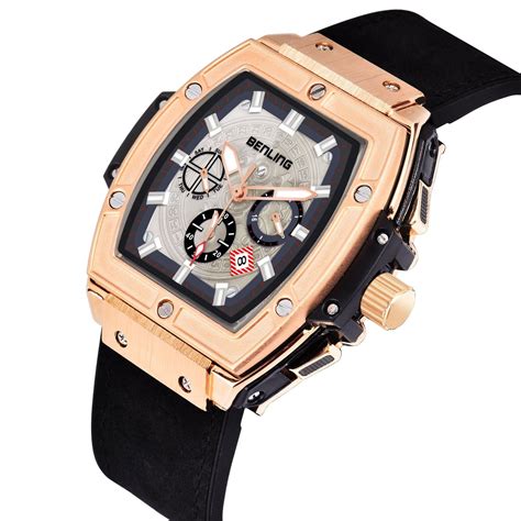 Benling Big Bang Series Multifunctional Square Shaped Steel Dial with