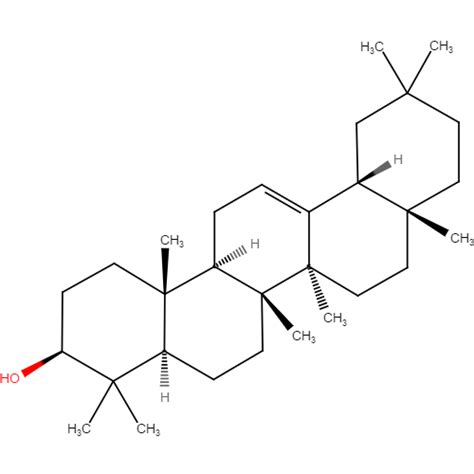 beta-Amyrin from ligand database | PDTDB & Phytochemical and Drug ...