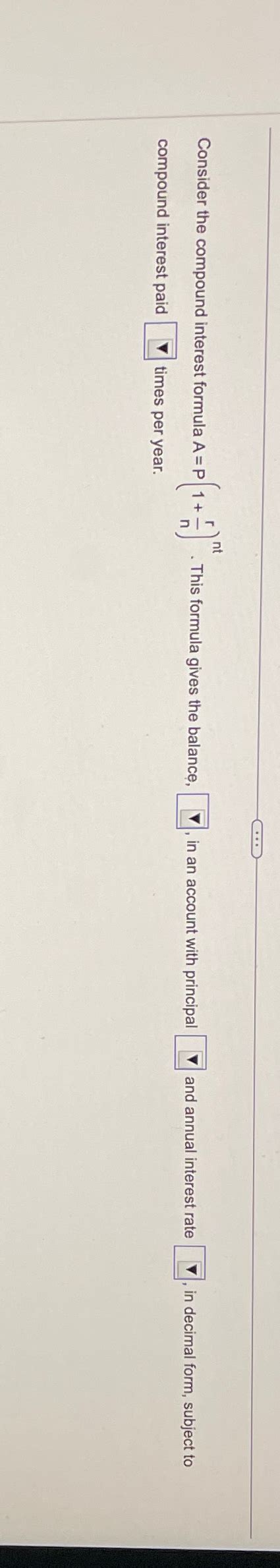 Image result for Compound Int Formula