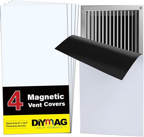 DIYMAG 4Pack Strong Magnetic Vent Covers, Magnets for Home Floor ...