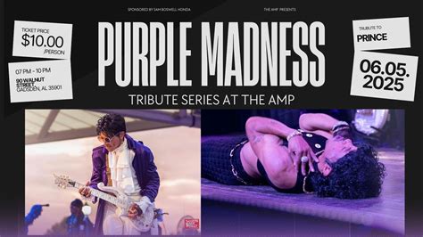 Purple Madness - Prince Tribute, 90 Walnut St, Gadsden, AL, United ...