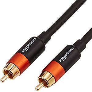 Buy Amazon Basics Digital Audio Coaxial Cable For Speaker - 4 Feet, 5 ...