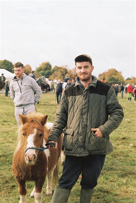 Marion Bergin - Man with Horse - Ballinasloe Horse Fair, Ireland, 2018 For Sale at 1stDibs