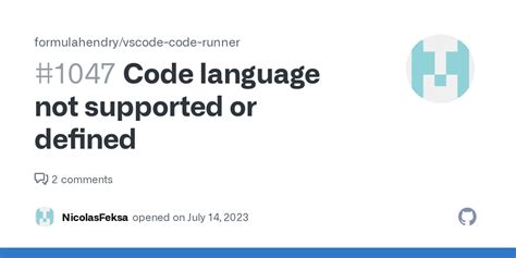 Image result for Code Language Is Not Supported or Defined