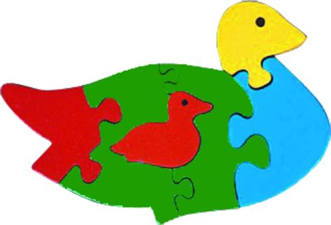 Buy Kinder Creative Duck Jigsaw Puzzle, Brown (Large) Online at Low ...