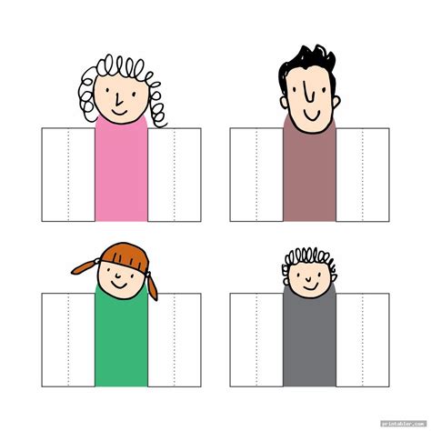 Printable Family Finger Puppet Template, Web children love family ...