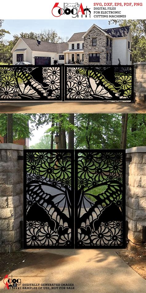 Buy Butterfly Grill Gate Room Screen Divider Partition Templates Online ...