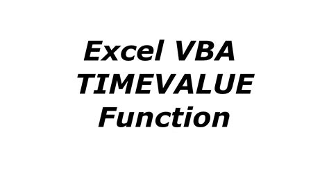 Image result for Format Time VBA Excel Form