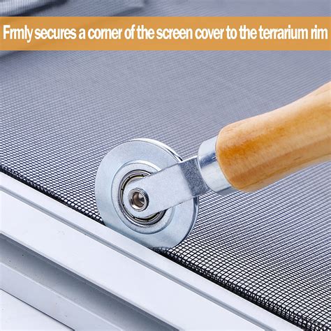 Buy 10 Pieces Screen Installer Clips and 1 Pack Spline Rolling Tool ...