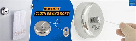 FreshDcart Pull Out Cloth Drying Rope Heavy Duty Clothes Drying Wire ...