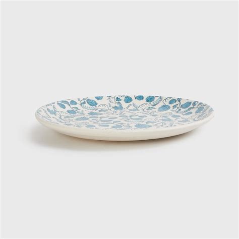 Buy Corsica Mystic India Set of 2 Stoneware Printed Dinner Plates ...