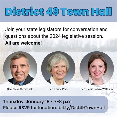 Town Hall with District 49 Legislators - Eden Prairie Local News