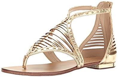 Aldo Women's Xenna Flat Sandal, Gold, 6. 5 B US : Amazon.in: Fashion