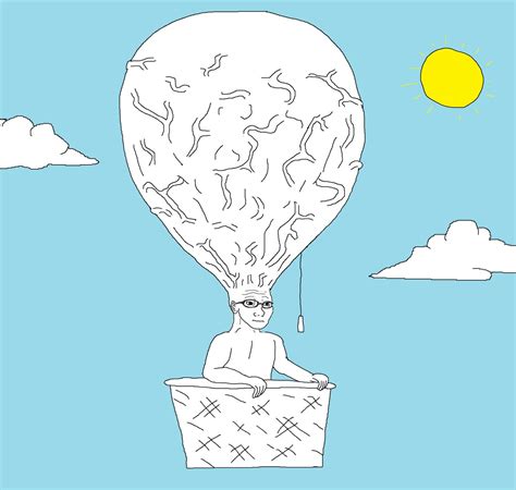 Hot Air Balloon | Big Brain Wojak | Know Your Meme
