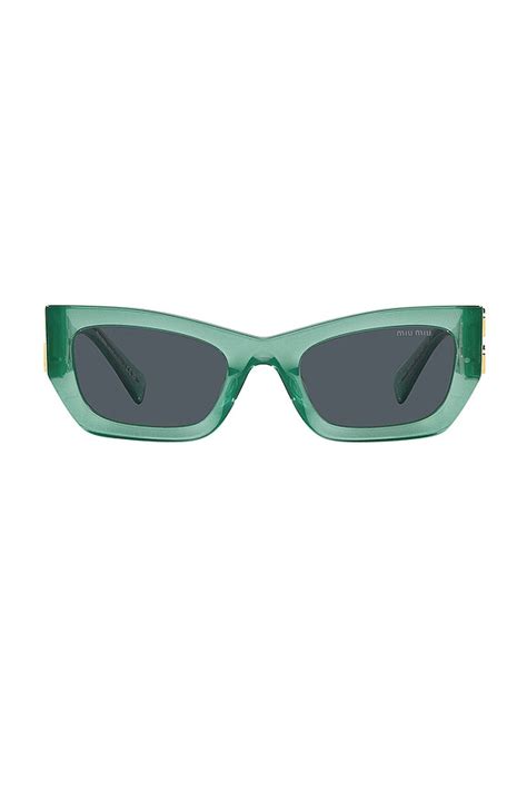 Miu Miu Rectangle in Blue | REVOLVE