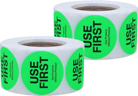 Buy Hycodest 500 Pcs 1.5 Use First Stickers Food Service Sticker Food ...