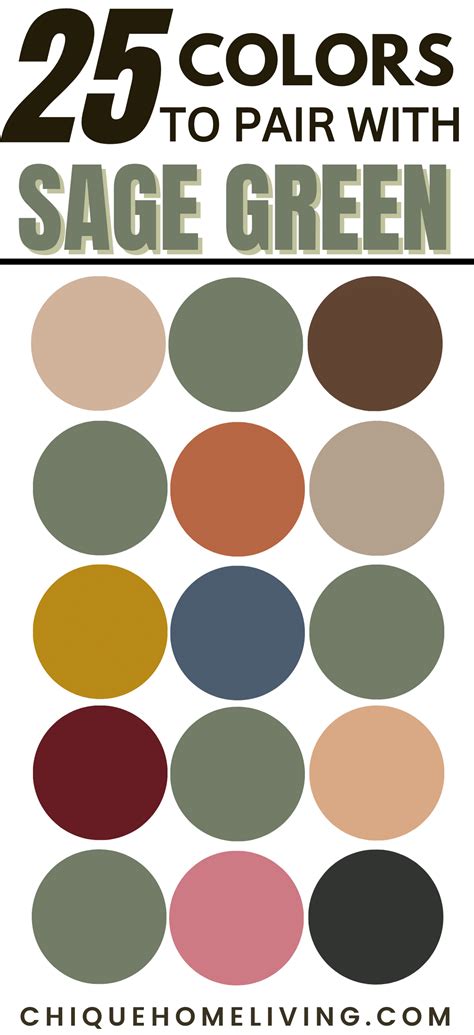 Image result for Sage Green Complementary Colors