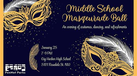 Middle School Masquerade Ball, Gig Harbor High School, 25 January 2025 ...