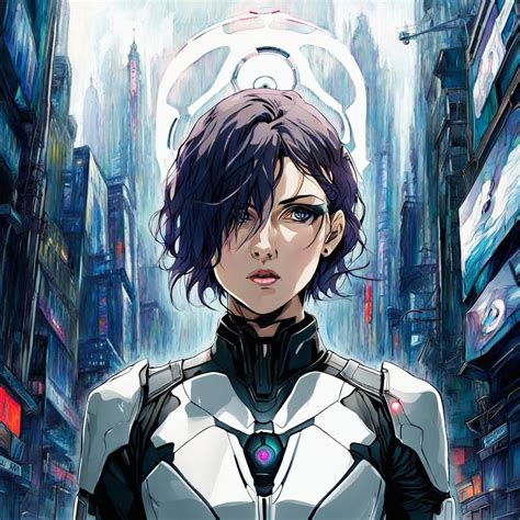 Major Motoko Kusanagi - AI Generated Artwork - NightCafe Creator