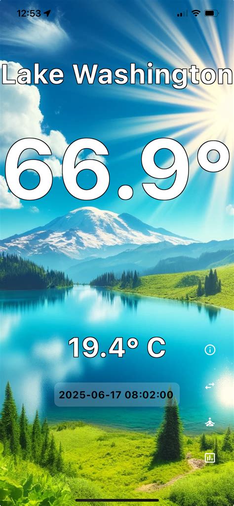 Seattle Lakes - Real-time Lake Temperature Data for Lake Washington ...