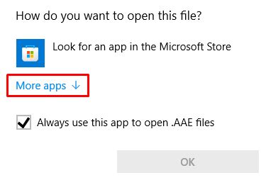 Image result for Open AAE File in Windows
