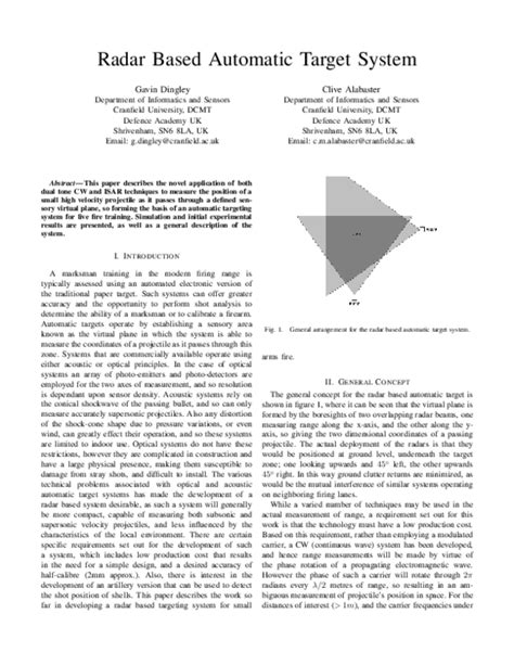 Generic Radar Target Generator 的图像结果