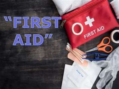Image result for Introduce First Aid