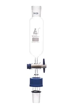 Dropping Funnel, 100ml, Cylindrical - Screw Thread, Socket Size 24/29 ...