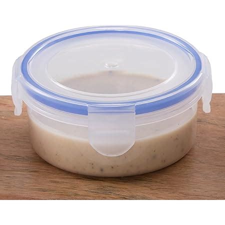Buy Varmora Clamp it Round Container | Organised Kitchen | Stackable ...
