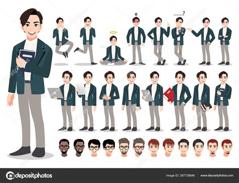Businessman Vector Characters