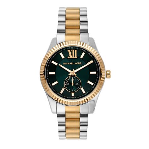 Buy Michael Kors Men Lexington Two Tone Round Analog Watch MK9063 ...