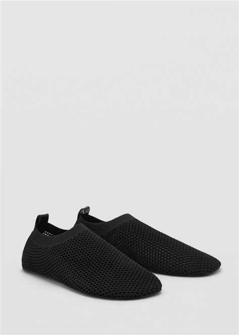 Soft mesh shoes - Women | MANGO USA
