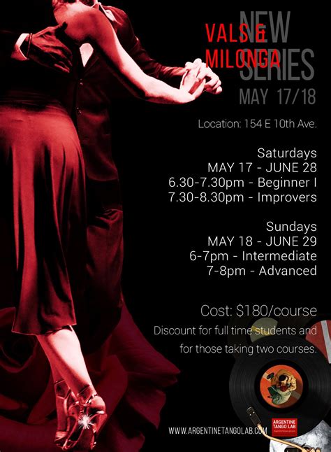 Tango Vals and Milonga! New series starting soon., 154 E 10th Ave ...