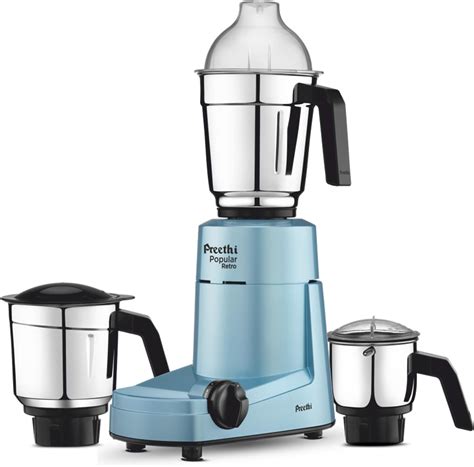 Buy Preethi Eco Plus Mixer Grinder for Kitchen|750 Watt Mixie, 4 jars ...