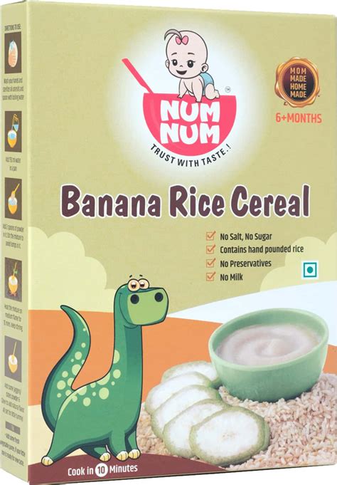 Buy NUM NUM BANANA RICE CEREAL - 200GM Online & Get Upto 60% OFF at ...