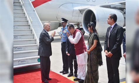 Cambodian King Norodom Sihamoni arrives in Delhi for 3-day visit