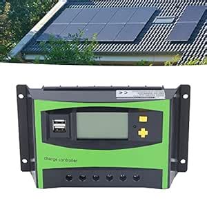 Solar Charge Controller 40A Charging Photovoltaic Panel Display ...