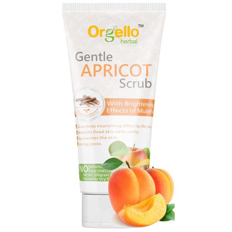 Buy Orgello Herbal Exfoliating Whitening Apricot Face Scrub (1 X 100 g ...