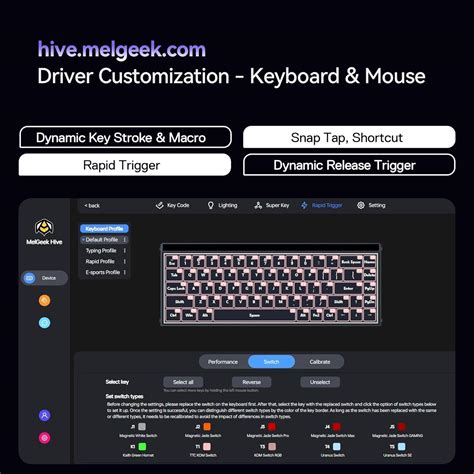 MelGeek MADE68 Pro Wired Keyboard, Hall Effect India | Ubuy