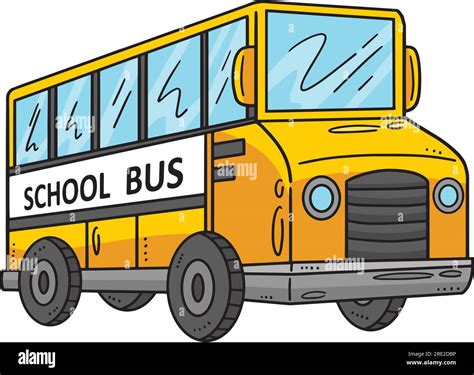 Cartoon School Bus Clip Art