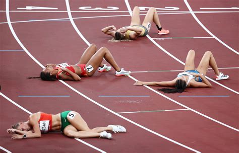 Image result for Female Runner Falling