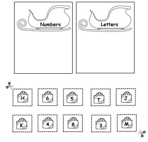 Free Kindergarten Worksheets - Christmas 77 | Olympiad tester