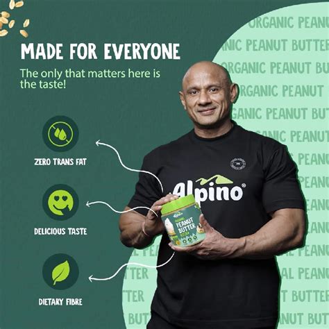 Alpino Organic Natural Peanut Butter